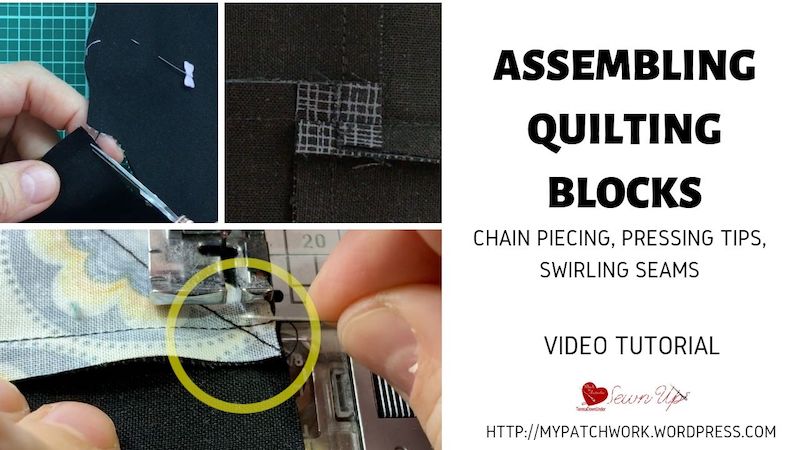 Turnabout patchwork QAL - assembling the quilting blocks