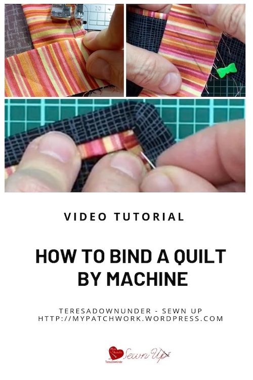 How to bind a quilt by machine