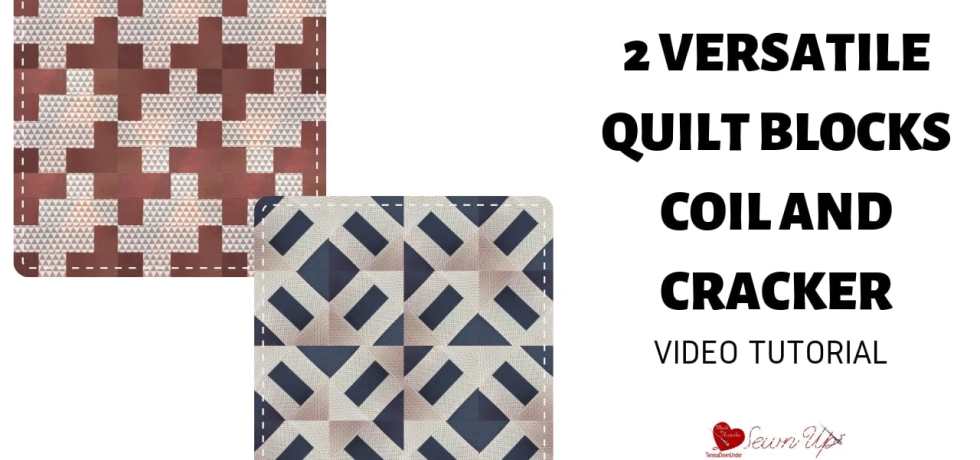 2 Versatile quilt blocks: coil and cracker
