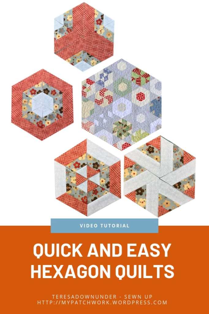 Quick and easy hexagon quilts