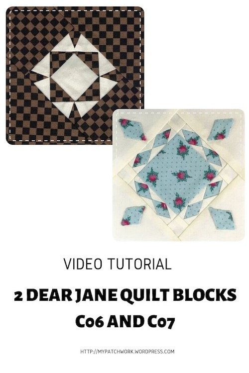 Dear Jane quilt blocks