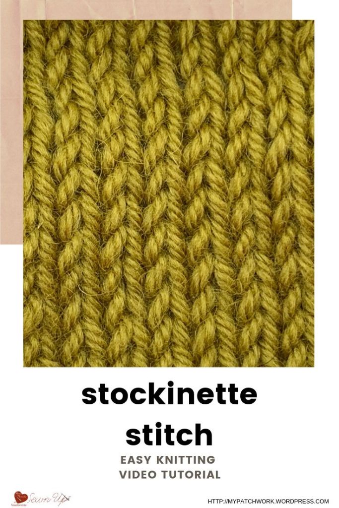 Stockinette stitch video tutorial