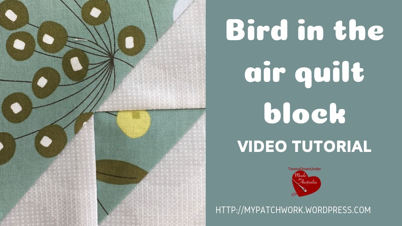 Bird in the air quilt block