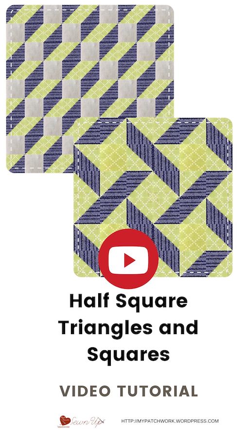 Half square triangels and squares