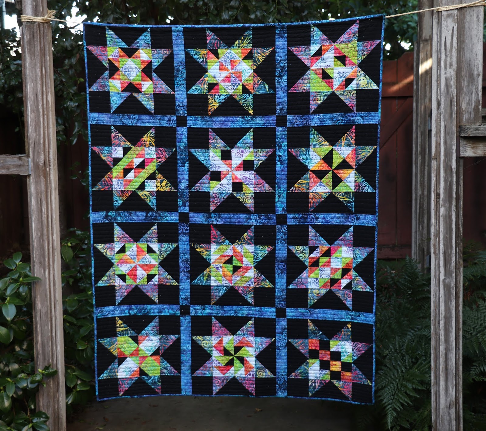 Peek into Batiks Quilt Along