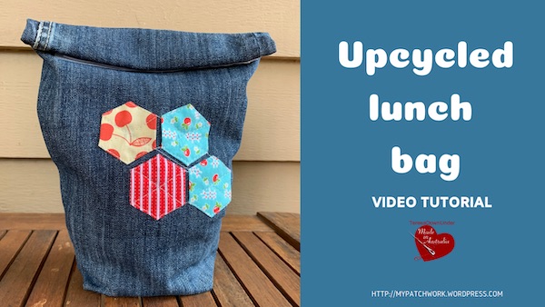 Upcycled lunch bag video tutorial