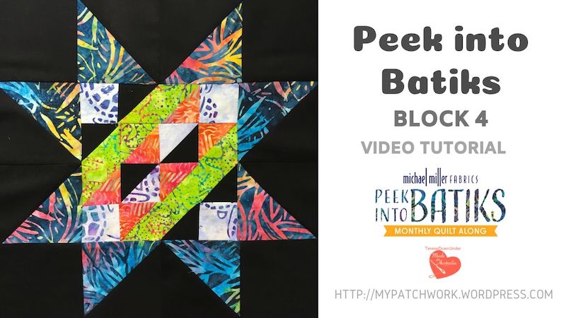 Peek into batiks - block 4 video tutorial