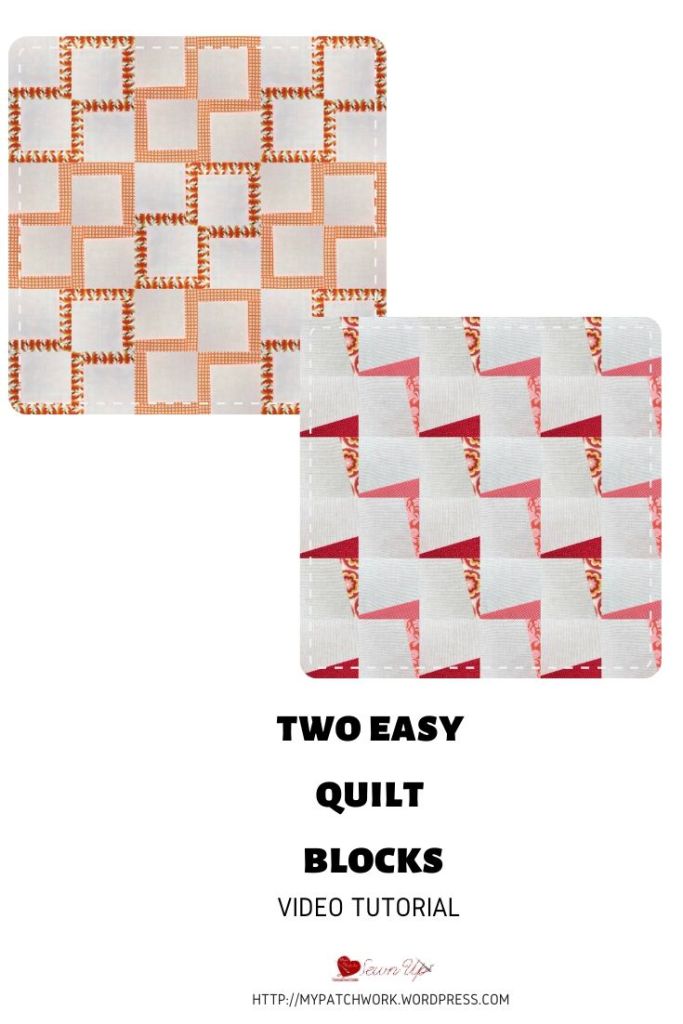 Two easy modern blocks video tutorial