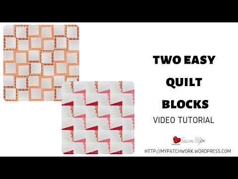 Two easy modern blocks video tutorial
