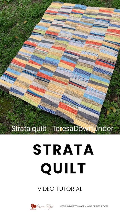 Strata quilt video tutorial