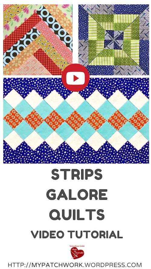 Strips galore quilts video tutorial