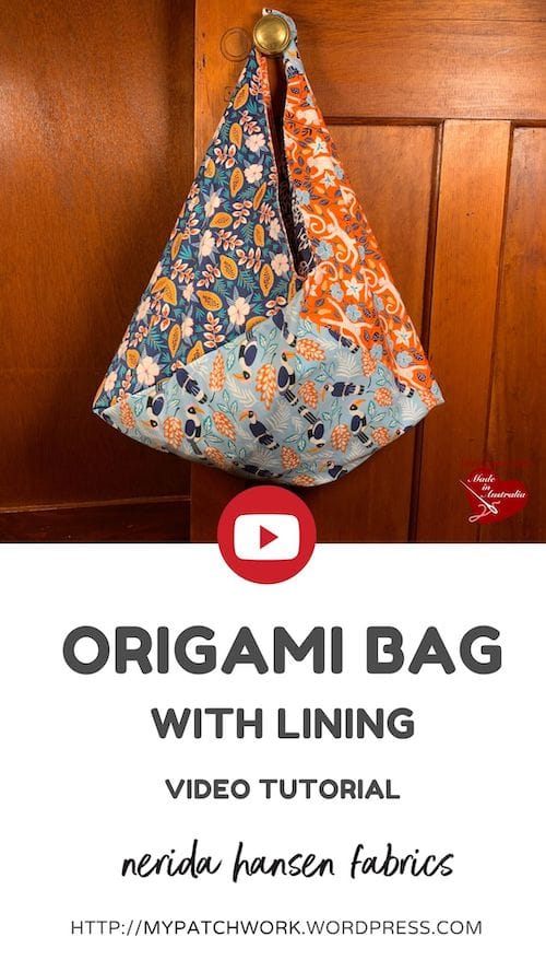 How to make an origami bag video tutorial