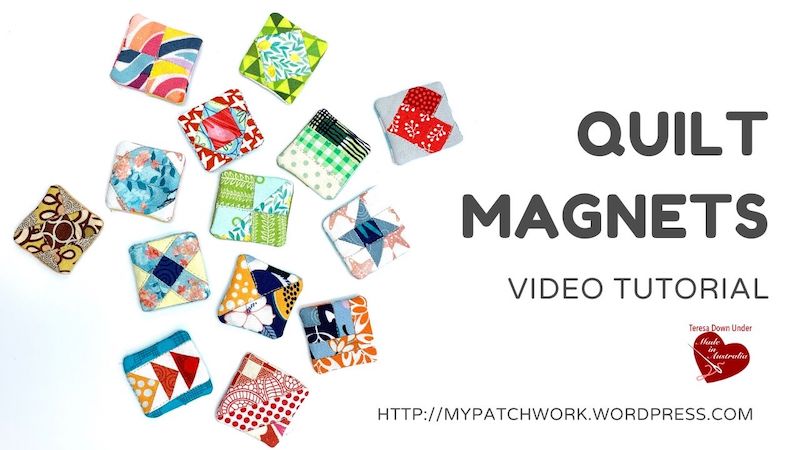 Quilt magnets video tutorial