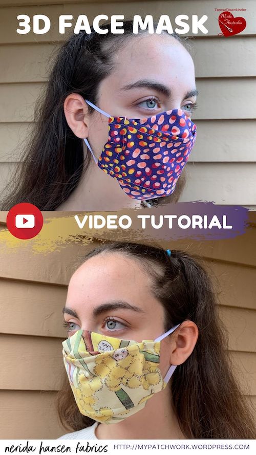 3D face mask video tutorial