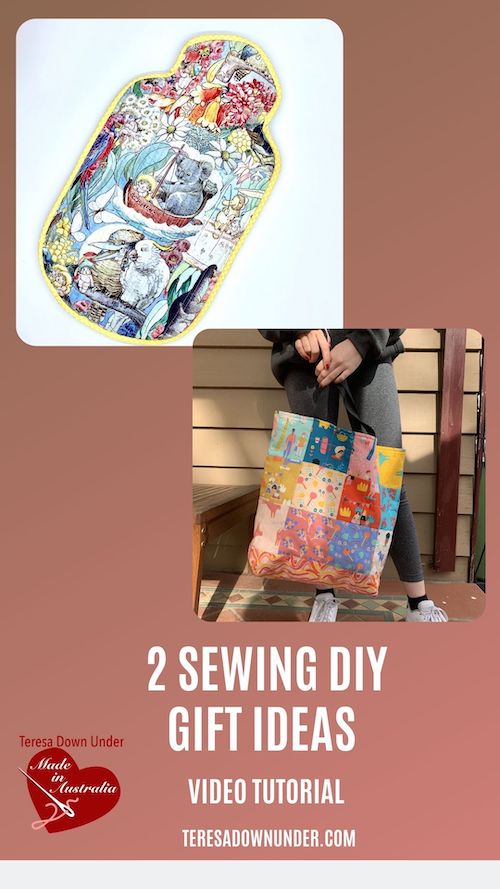 2 sewing DIY gift ideas video tutorial