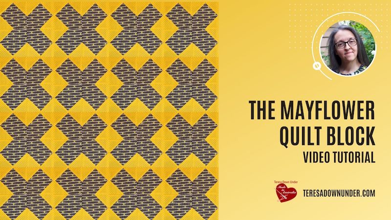 The Mayflower quilt block video tutorial