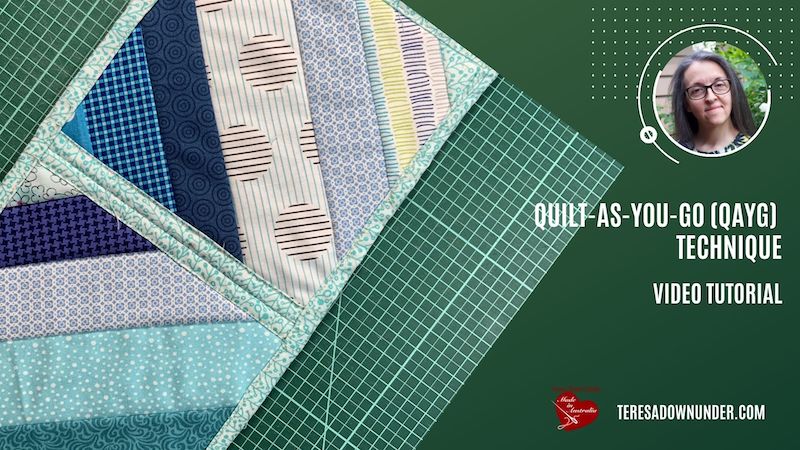 Quilt as you go (QAYG) video tutorial