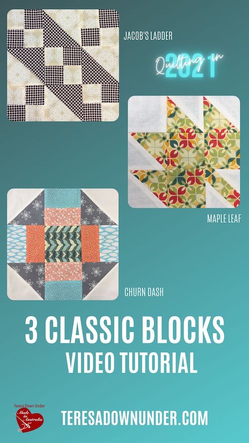 3 classic blocks video tutorial