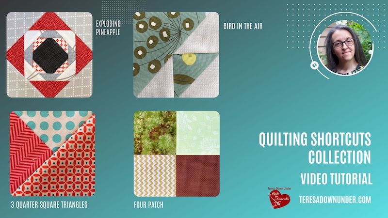 Quilting shortcuts collection video tutorial