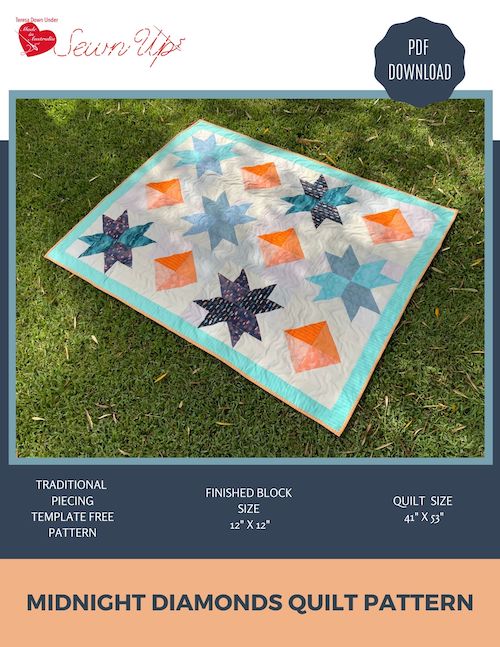 midnight diamonds pattern cover