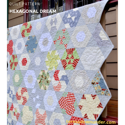 Hexagonal dream quilt by TeresaDownUnder