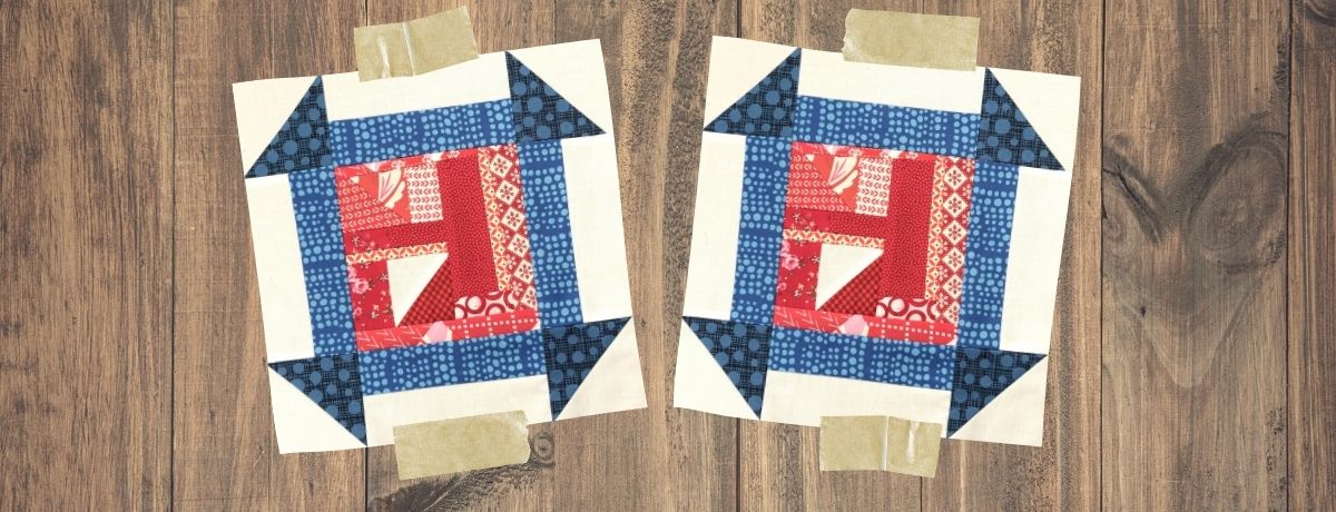 Crumby churn dash quilt block video tutorial – teresadownunder.com