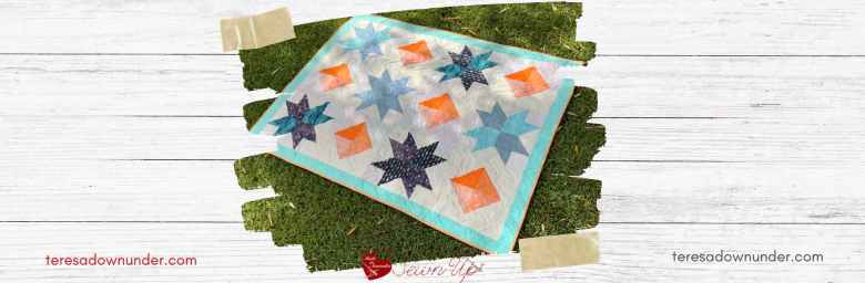 Midnight diamonds quilt
