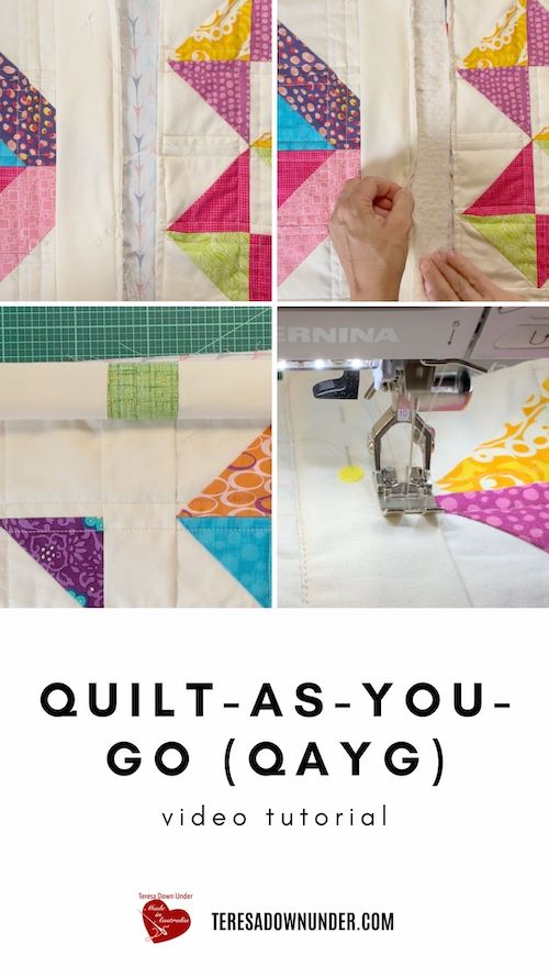 Quilt-as-you-go video tutorial
