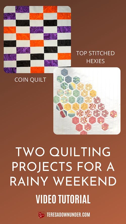 Two quilting projects for a rainy weekend
