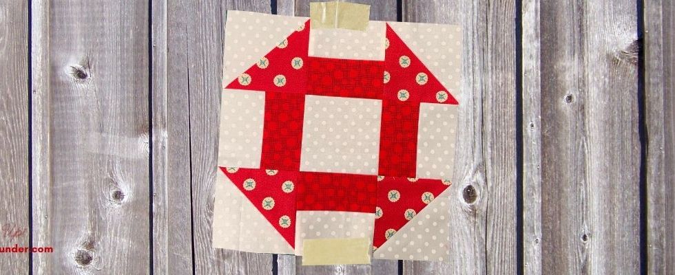 Monkey wrench quilt block