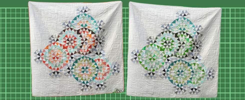 A cog in the wheel quilt pattern