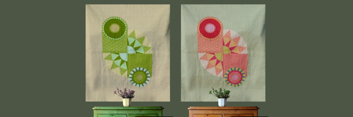 Summer Yin Yang quilt