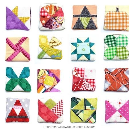 2" quilted brooches video tutorial