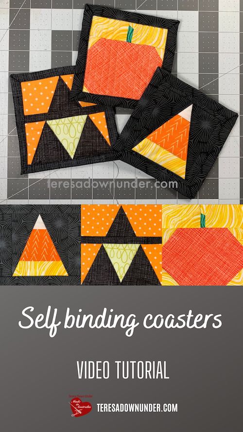 Self binding coasters