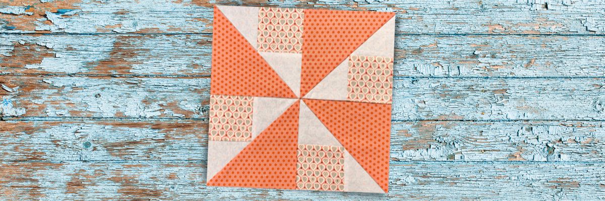 Spinner quilt block video tutorial – teresadownunder.com