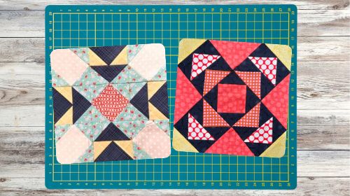 Rambler and swing in the centre quilt blocks