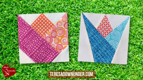 2 tulip quilt blocks video tutorials 