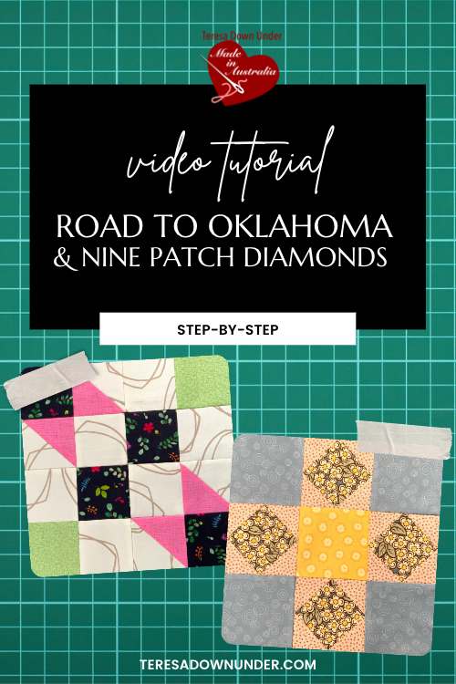 Two 12 inch quilt blocks