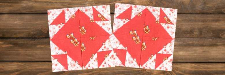 Four knaves quilt block
