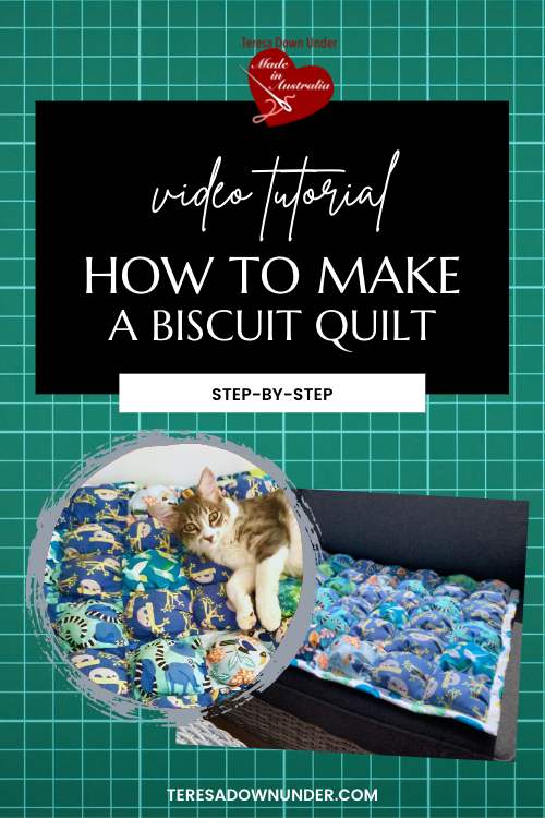 How to make a biscuit quilt video tutorial