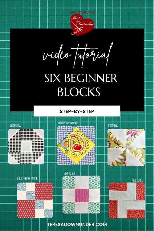Six beginner blocks video tutorial