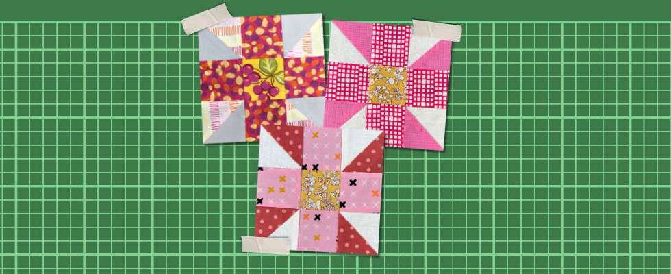 How to make a calico puzzle quilt