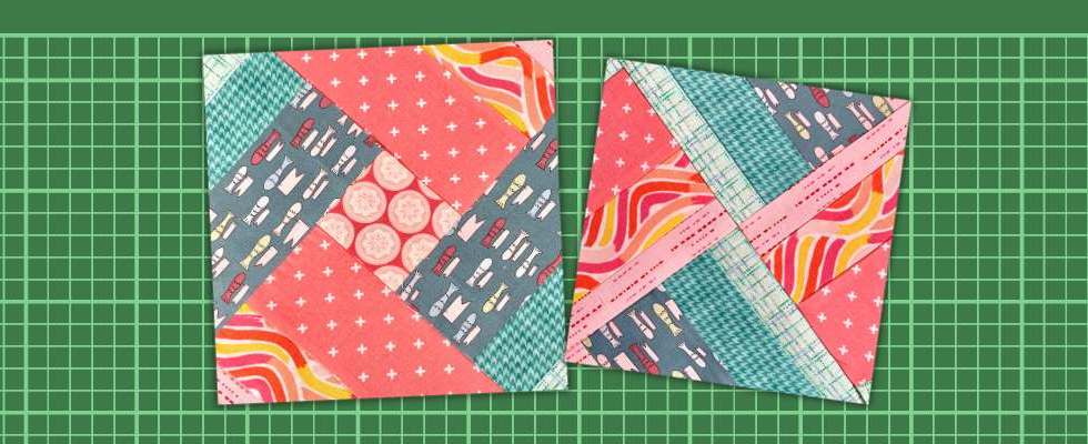 Disappearing woven logs block