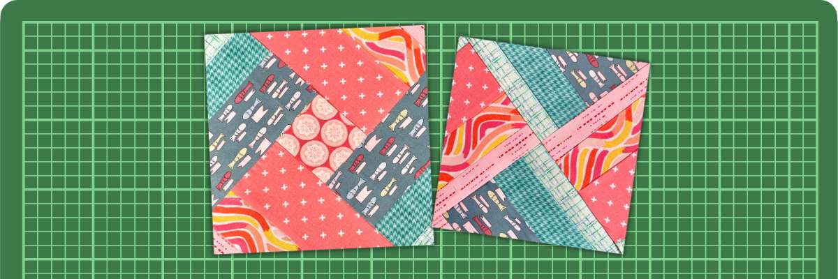 Disappearing woven logs block