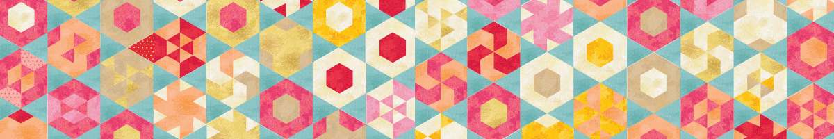 Hexagonal dream quilt