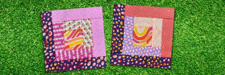 How to make a log cabin quit block