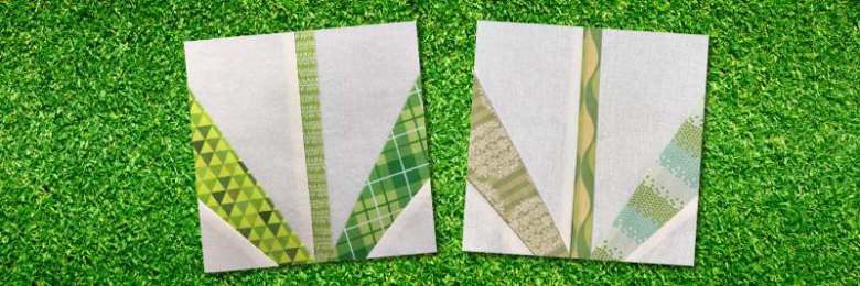 How to make a wide leaves block