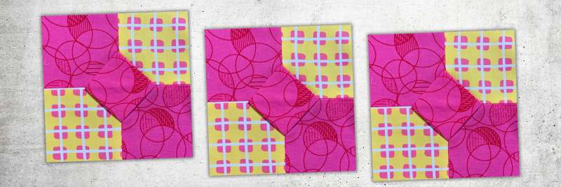 3 D BOWTIE QUILT BLOCK