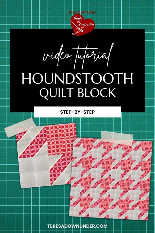 Houndstooth quilt  block
