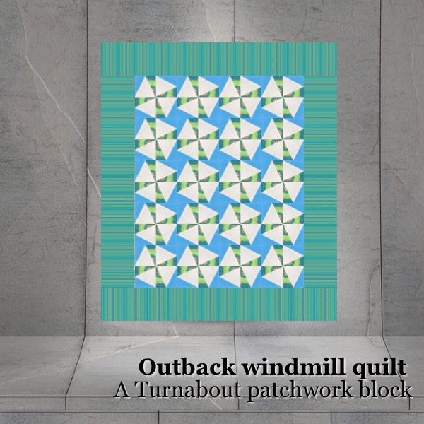 Outback windmill quilt